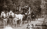 A trip to Mt. Wellington. Postcard.